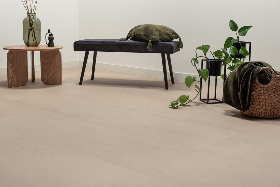 Floer Betonlook Grijs Tegel Click PVC FLR - 3800 - Solza.nl