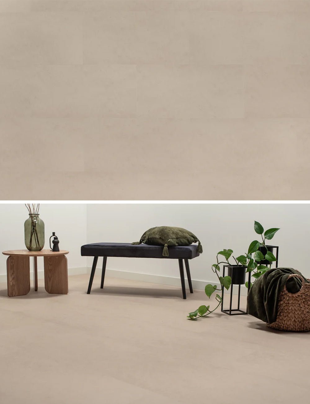 Floer Betonlook Grijs Tegel Click PVC FLR - 3800 - Solza.nl