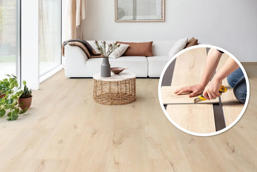 Laying PVC floor on wood?  Here's how to do it!