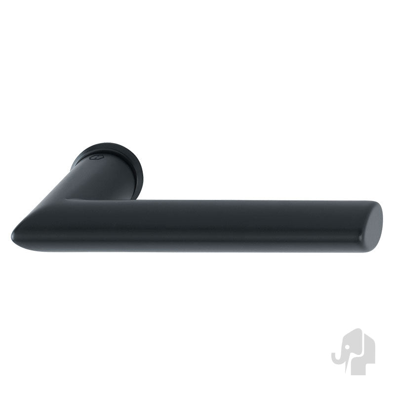 Deurkruk Mini-rozette Nero Veneto Mat zwart
