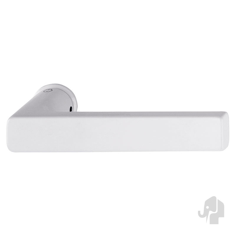 Deurkruk Mini-rozette Bianco Sicilia Wit
