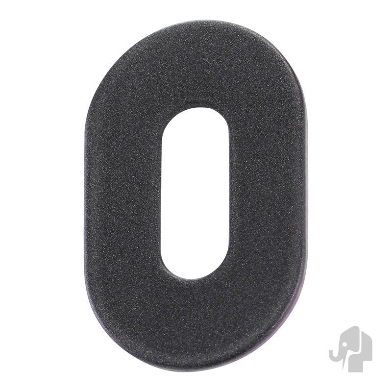 Rozet Ibiza Ovaal Gunmetal