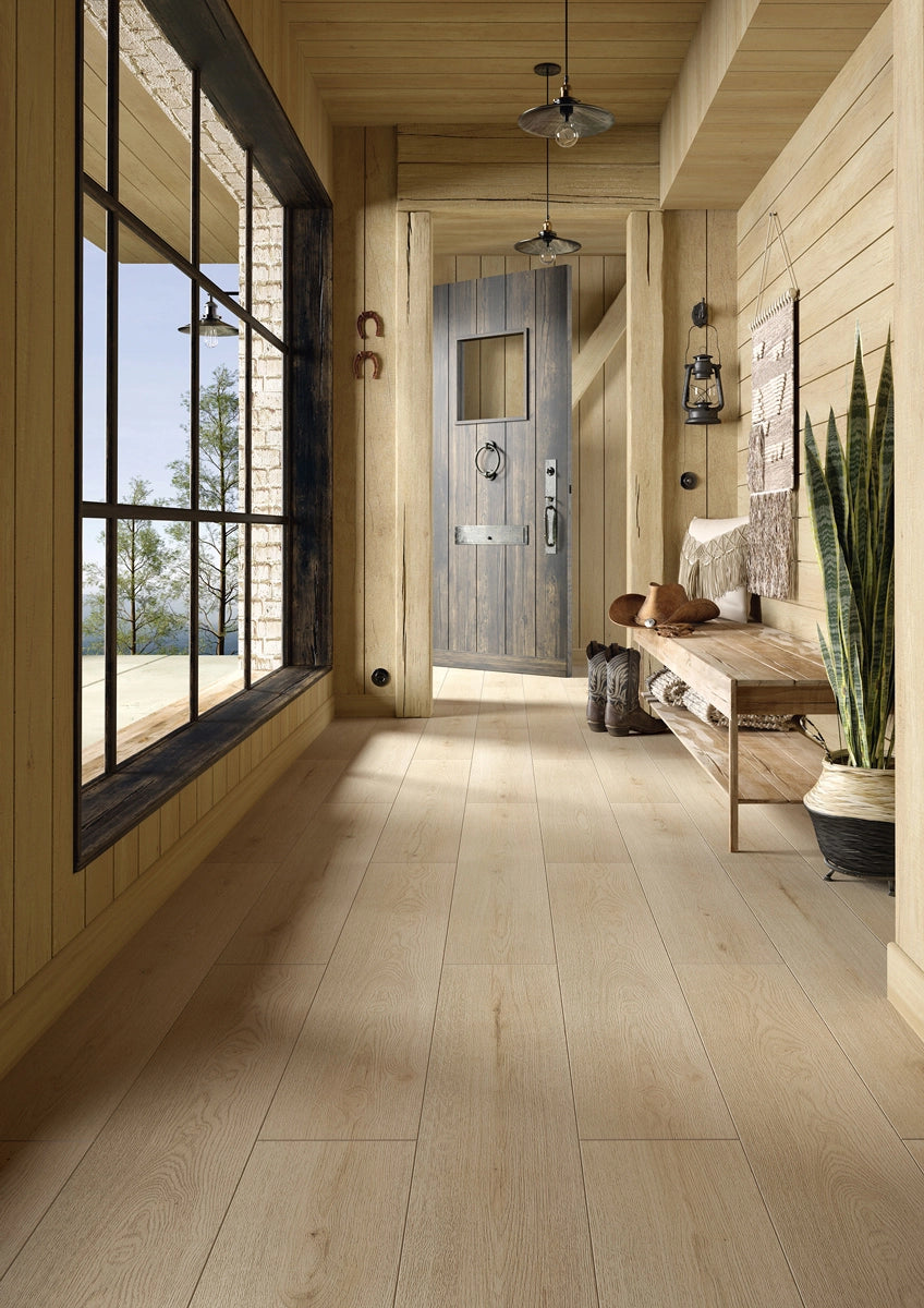 Floer Cannes Cream White Oak Hybrid Laminate Cities FLR-1424