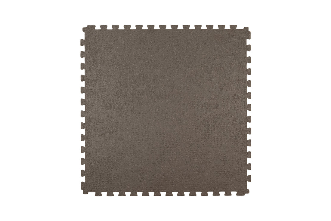 Floer STERC Aarde Taupe industriële click PVC tegel FLR-7200, bovenaanzicht tegel