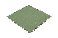 Floer STERC Mos Groen industriële click PVC tegel FLR-7207, zijaanzicht