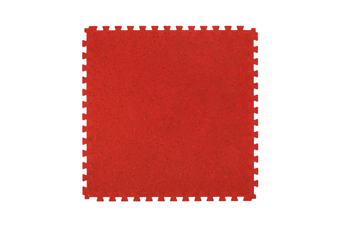 Floer STERC Vuursteen Rood industriële click PVC tegel FLR-7204, bovenaanzicht tegel