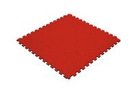 Floer STERC Vuursteen Rood industriële click PVC tegel FLR-7204, zijaanzicht