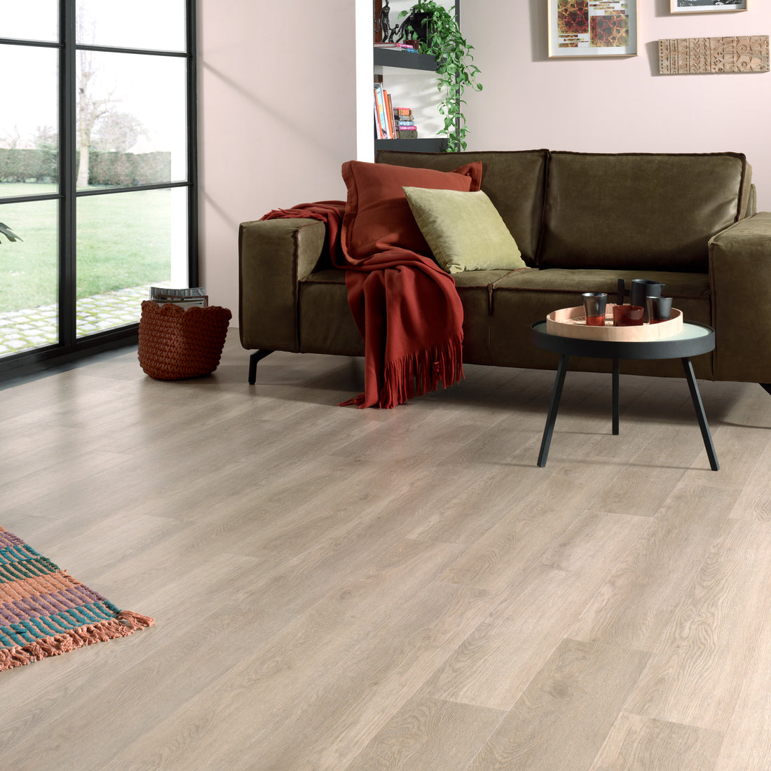 ParquetVinyl Ivalo Oat - Rechte stroken Click PVC - 176 x 1213 mm - IVA-2696-IB