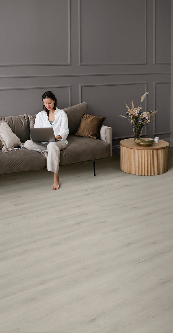 ParquetVinyl Mantaro Fossil - Rechte stroken Click PVC - 232 x 1532 mm - MAN-5611-IB