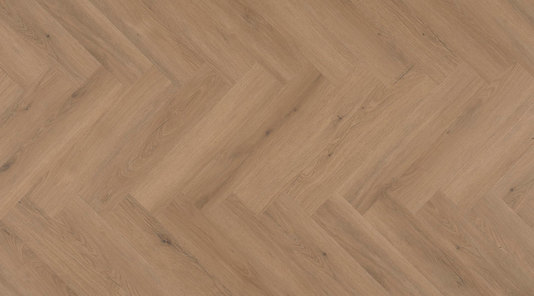 ParquetVinyl Mantaro Pecan - Visgraat Click PVC - 125 x 625 mm - MAN-HB-5619-IB