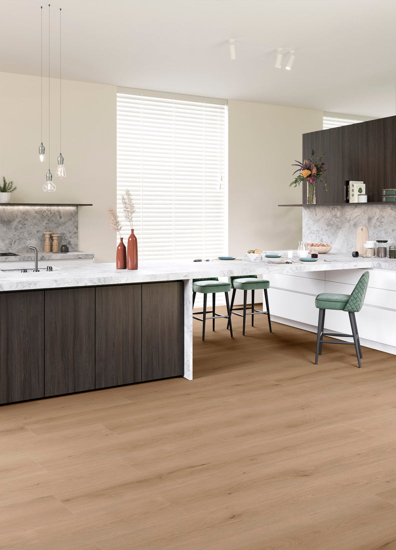 ParquetVinyl Mantaro Pecan - Rechte stroken Click PVC - 232 x 1532 mm - MAN-5619-IB