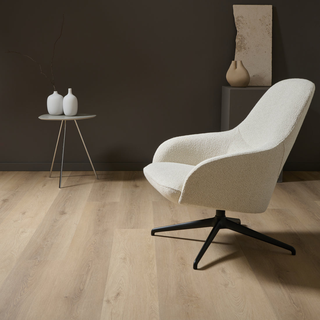 ParquetVinyl Nakuru Baboon - Rechte stroken Click PVC - 230 x 1843 mm - 10 dB - NAK-5750-IB
