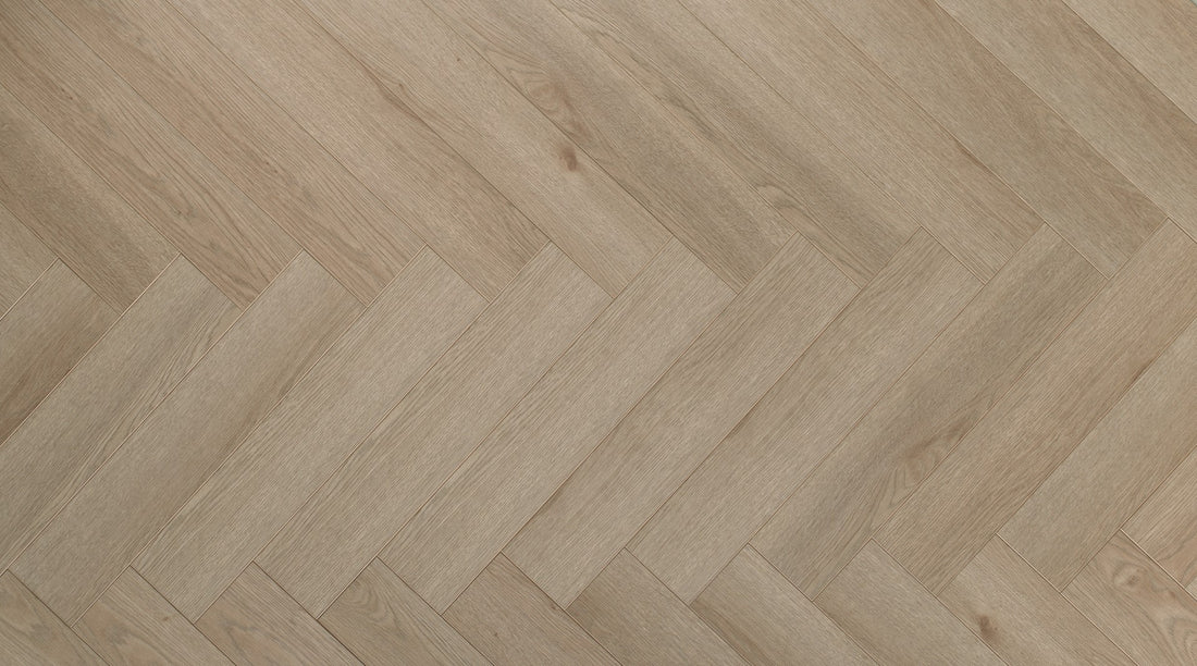 ParquetVinyl Sava Almond - Visgraat Click PVC - 123 x 615 mm - SAV-HB-2254-IB
