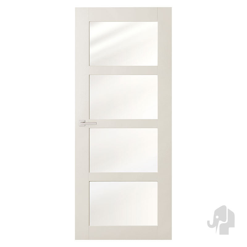 Austria Sense Bright H804 Blank Glas – Binnendeur Wit - Solza.nl