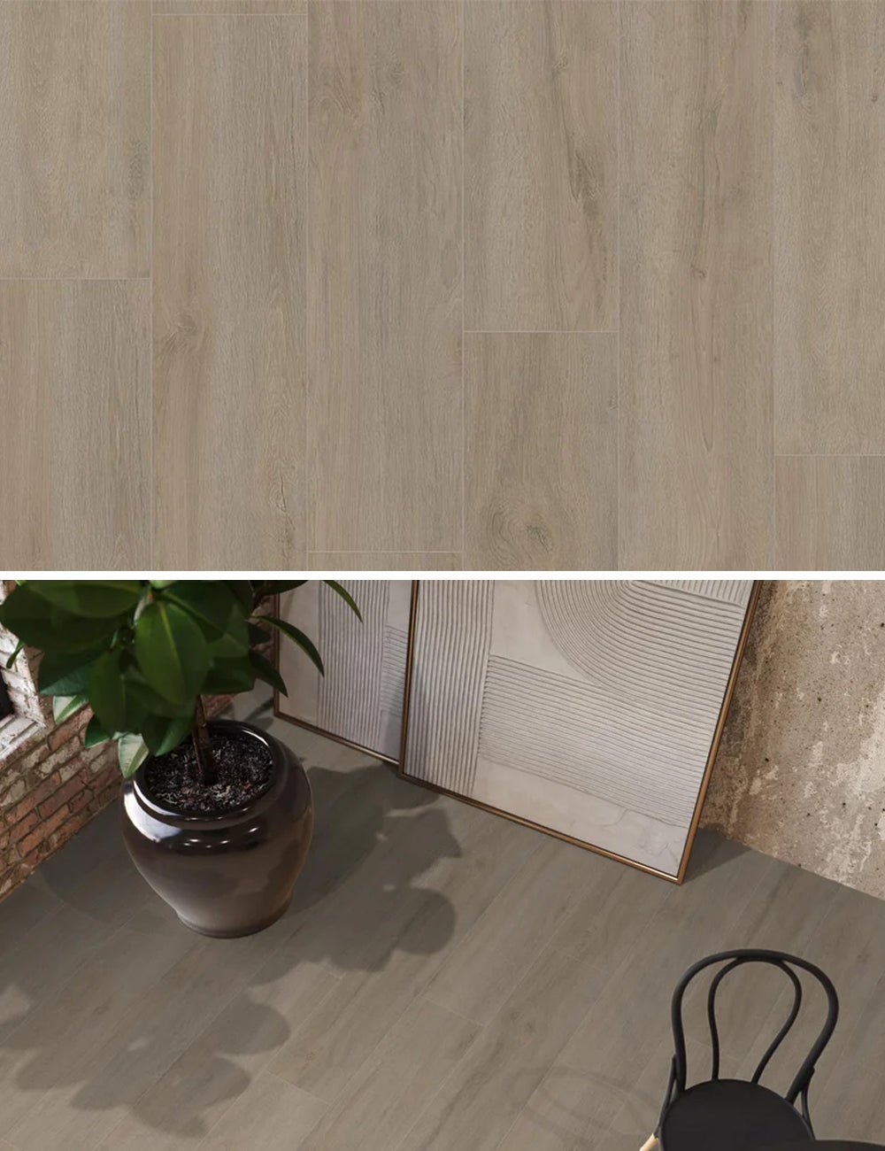 Ambiant Prestige Oak Grijsbruin Eiken Laminaat - Solza.nl