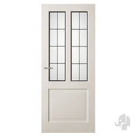 Austria Balance New York Blank Facet Glas – Binnendeur Wit - Solza.nl