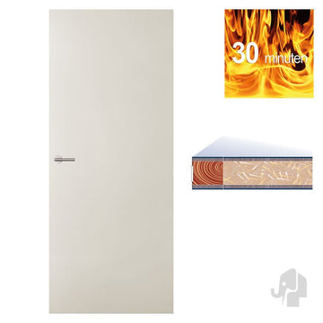 Austria Boarddeuren Brandwerend 30 Min. EN-1634 – Binnendeur Wit - Solza.nl