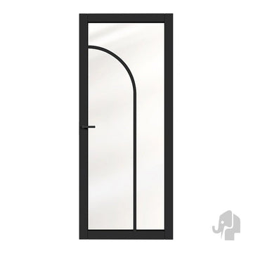 Austria Japandi Kyoto Blank Glas – Binnendeur Zwart Gegrond - Solza.nl