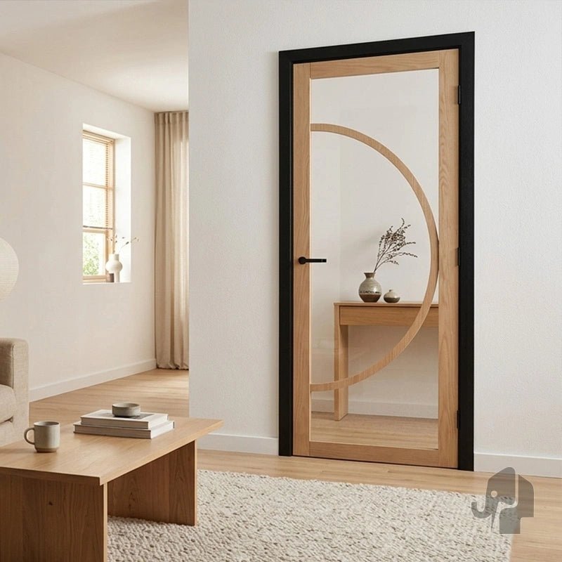 Austria Japandi Osaka Blank Glas – Binnendeur Eiken - Solza.nl