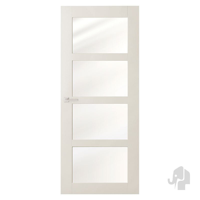 Austria Sense Bright H804 Blank Glas – Binnendeur Wit - Solza.nl