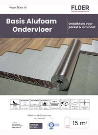Sous-couche Floor Basic Alufoam (15m2) - FLR-9001 - pour stratifié et parquet