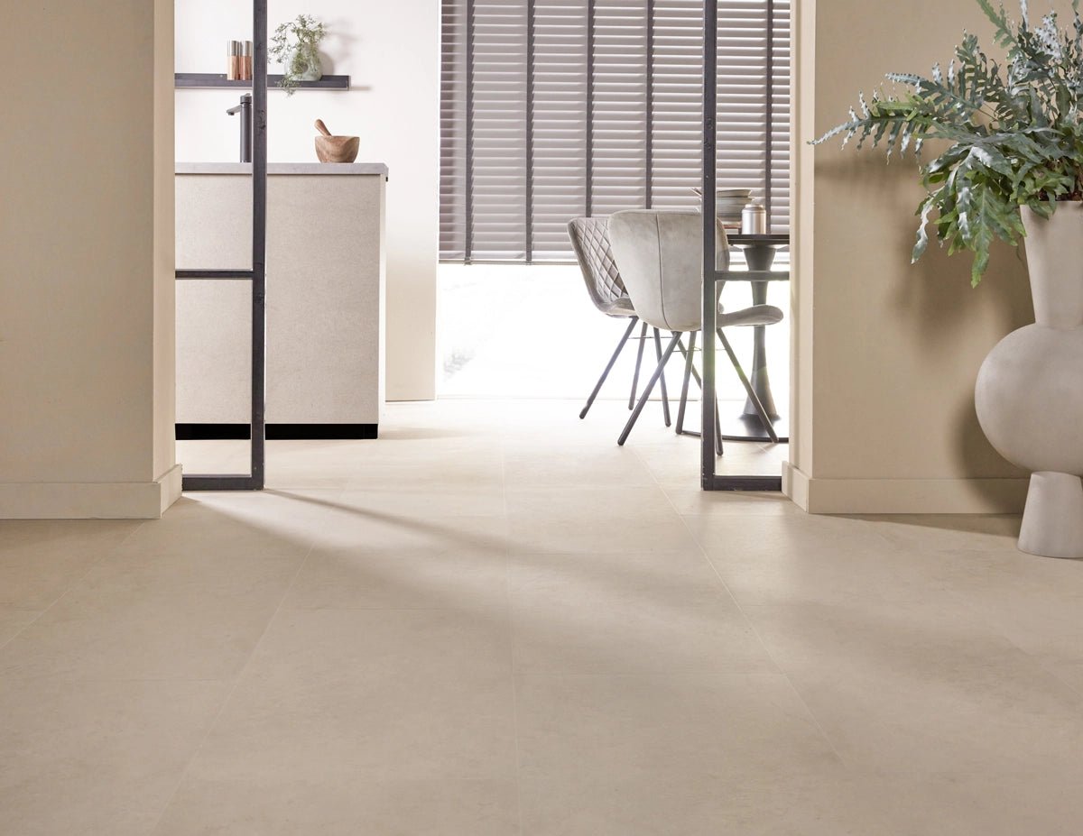 Floer Betonlook Beige Tegel Click PVC FLR - 3800 - Solza.nl