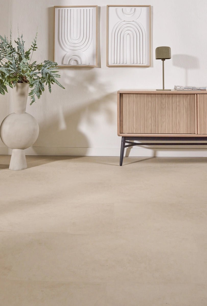 Floer Betonlook Beige Tegel Click PVC FLR - 3800 - Solza.nl