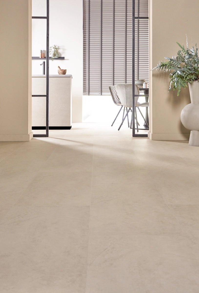 Floer Betonlook Beige Tegel Click PVC FLR - 3800 - Solza.nl