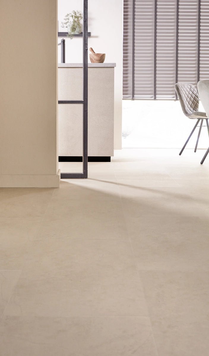 Floer Betonlook Beige Tegel Click PVC FLR - 3800 - Solza.nl