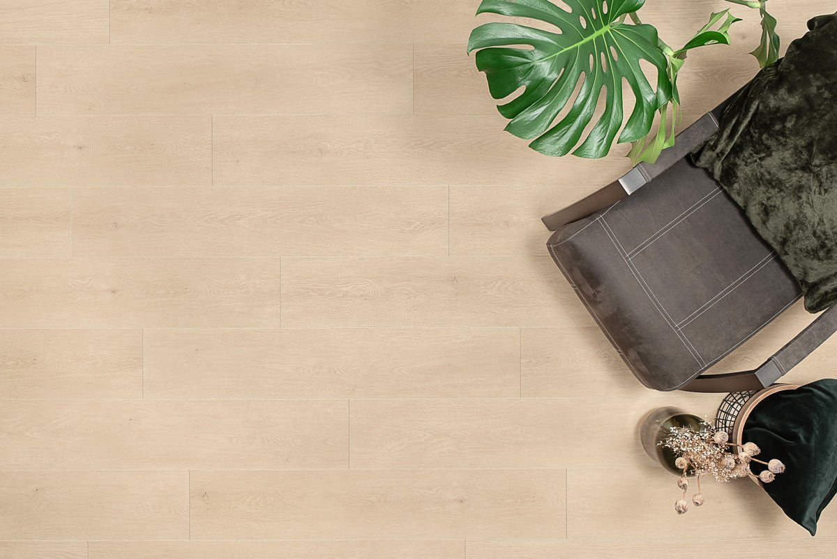 Floer Lisse Light Brown Oak FLR-3037 - Natural Glue-Down PVC - MEGAMAT