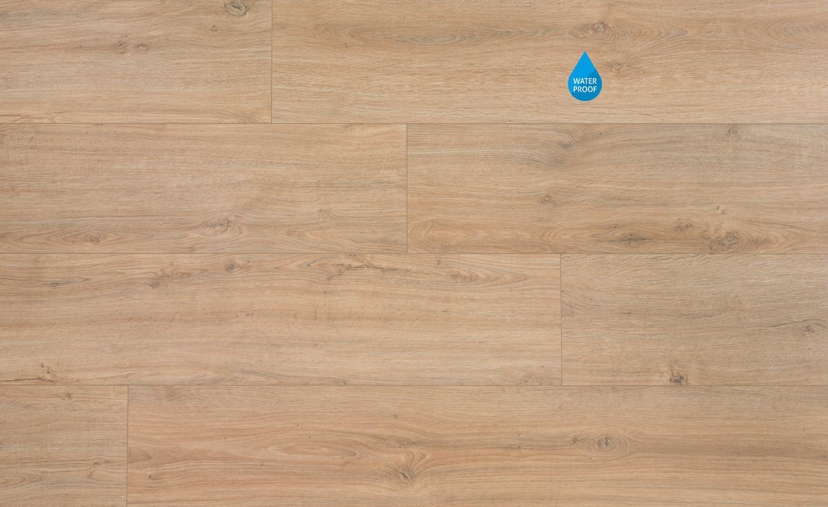 Floer Grave Golden Brown Oak Hybrid Laminate Cities FLR-1417