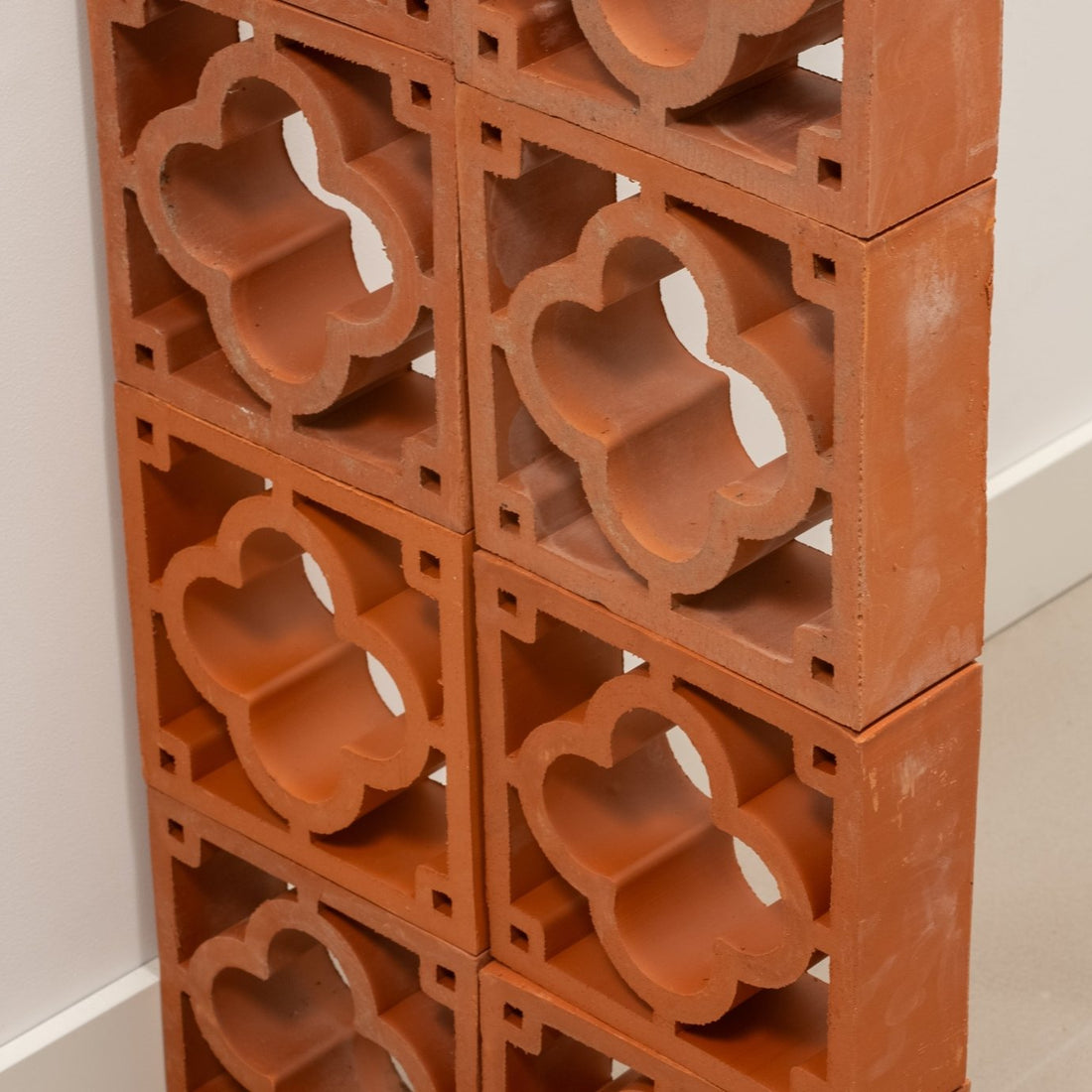 Floer Terracotta Clover Roomdivider - 20x20x7cm - TGL - 6309 - Solza.nl