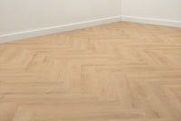 Plancher à chevrons PVC Chêne naturel FLR-3513 MEGAMAT - Bryde Brown Herringbone