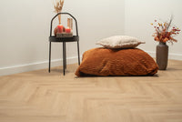Plancher à chevrons PVC Chêne naturel FLR-3513 MEGAMAT - Bryde Brown Herringbone