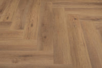 Floer Herringbone Click PVC Narwhal Nut Brown FLR-3912 - MEGAMAT