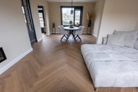 Floer Humpback Brown Hybrid Laminate Herringbone FLR-1613