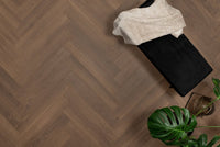 Floer Humpback Brown Hybrid Laminate Herringbone FLR-1613