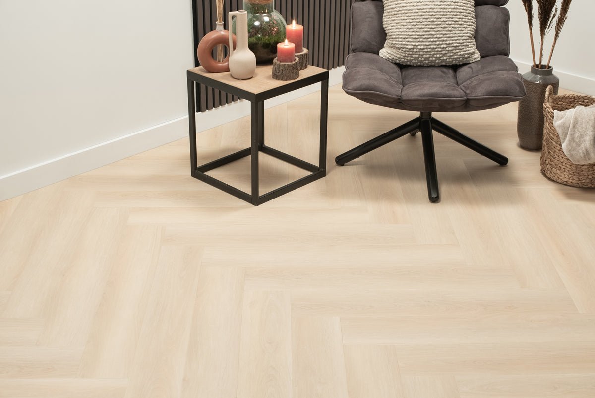 Floer Walvisgraat Plak PVC Balein Beige 2.0 FLR-3521