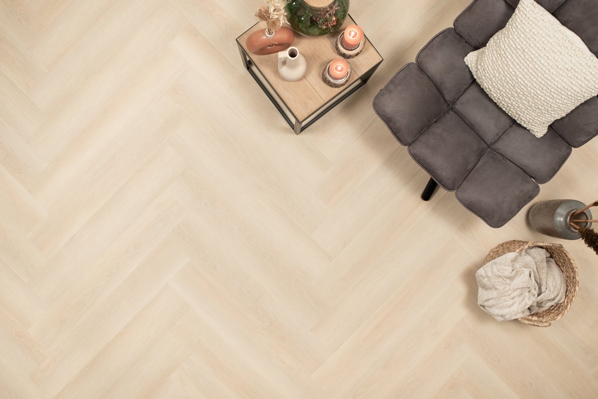 Floer Walvisgraat Plak PVC Balein Beige 2.0 FLR-3521
