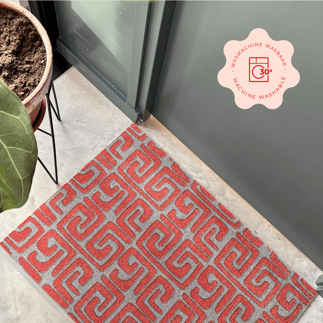 Funky Rhythm warm | ca. 60x85 cm - Solza.nl