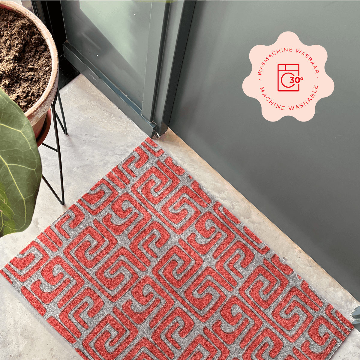 Funky Rhythm warm | ca. 60x85 cm - Solza.nl