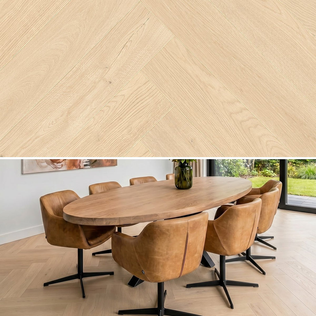 Hoomline Elite Visgraat V4 Aquaprotect Texel - Laminaat - A10215 - Solza.nl