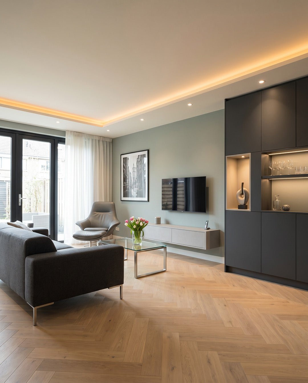 Hoomline Fusion Superior Visgraat 55 Gotham Oak Natural - Plak PVC - 44210 - Solza.nl