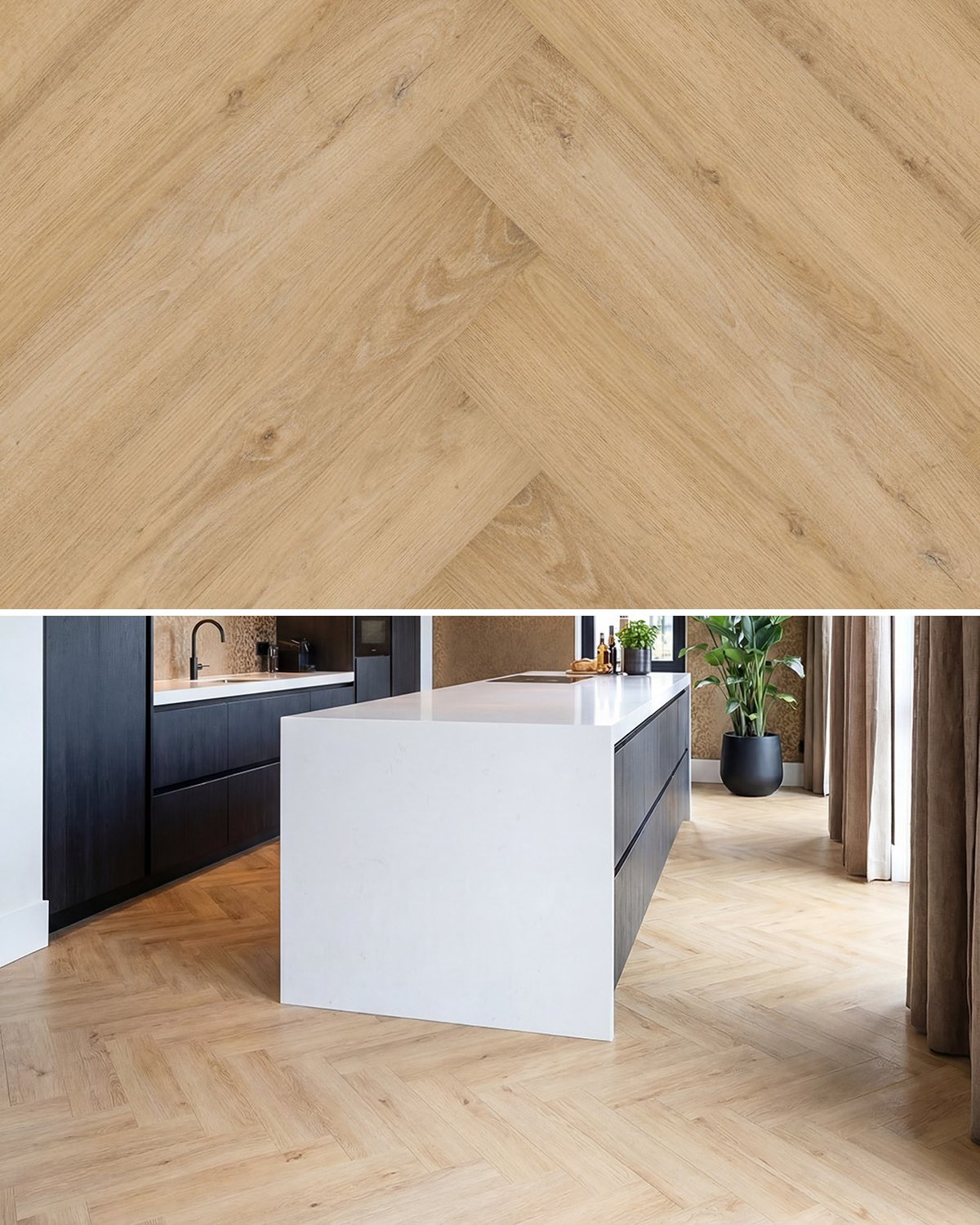 Hoomline Prestige 55 Visgraat Banff 5067 - Plak PVC - A10127 - Solza.nl