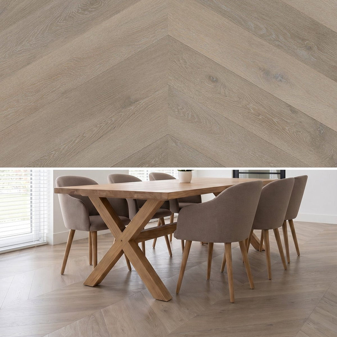 Hoomline The Hamptons 55 Westbury 924 - Hongaarse punt Plak PVC - 44302 - Solza.nl