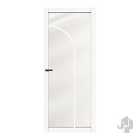 Austria Japandi Kyoto Blank Glas – Binnendeur Wit Gegrond
