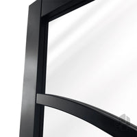 Austria Japandi Osaka Blank Glas – Binnendeur Zwart Gegrond
