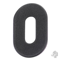 Rozet Ibiza Ovaal Gunmetal - Solza.nl