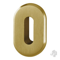 Rozet Mini-rozette Oro Mat messing - Solza.nl