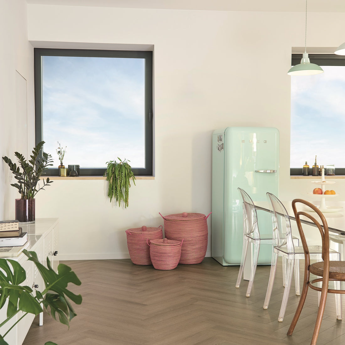 ParquetVinyl Sava Almond - Visgraat Click PVC - 123 x 615 mm - SAV-HB-2254-IB